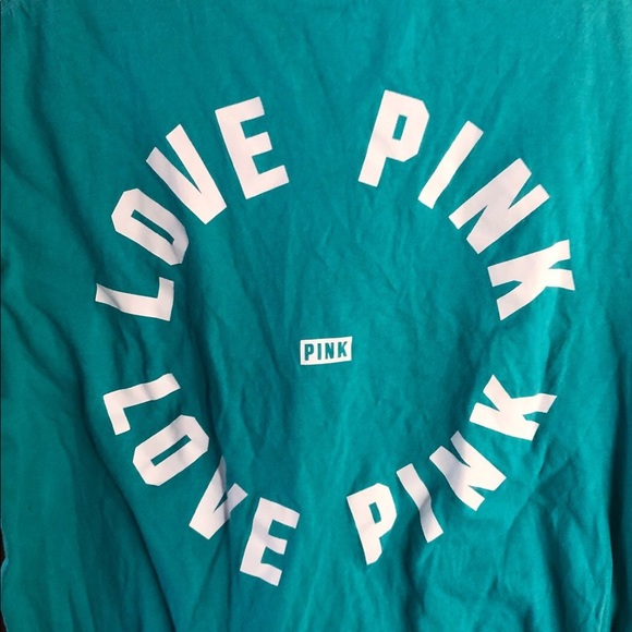VS PINK lace up t-shirt small - Picture 8 of 8